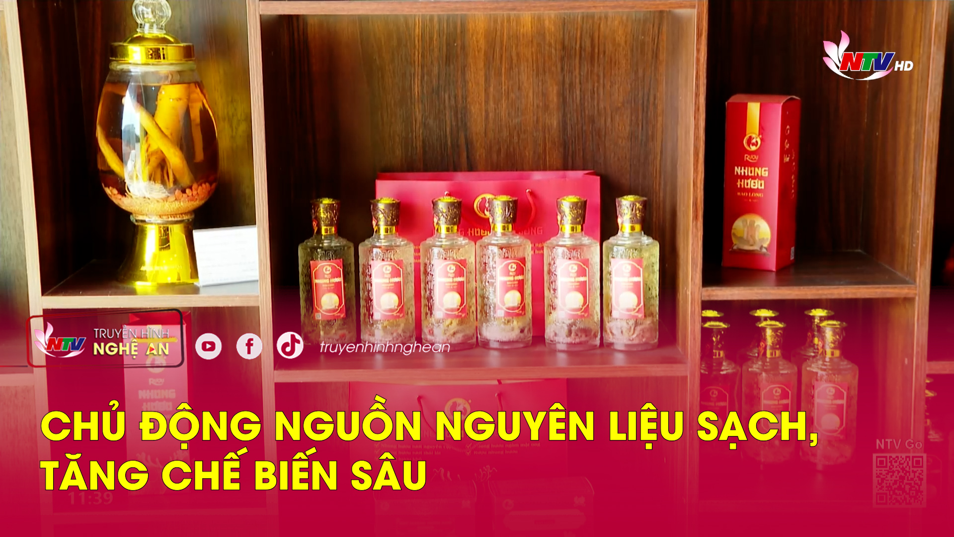 Chủ động nguồn nguyên liệu sạch, tăng chế biến sâu
