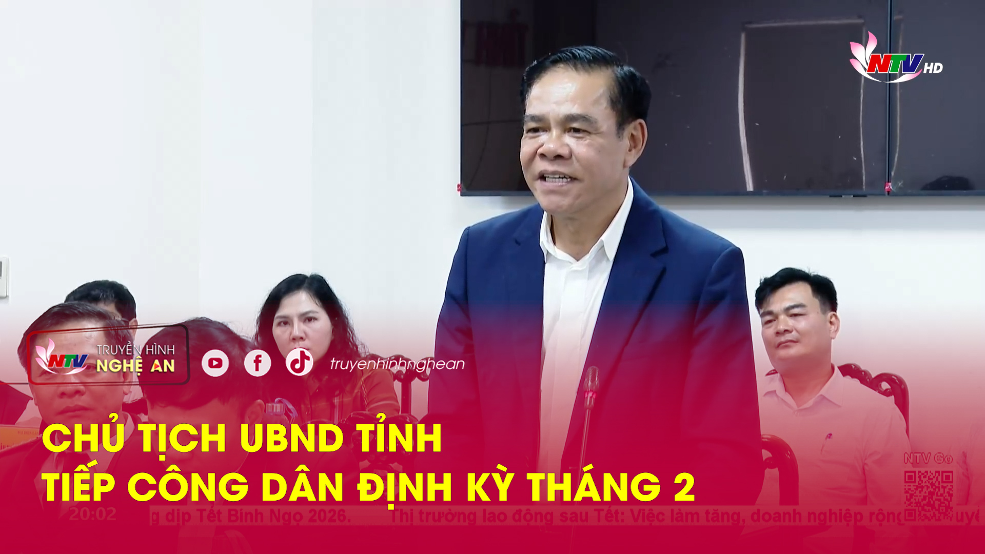 Chủ tịch UBND tỉnh tiếp công dân định kỳ tháng 2