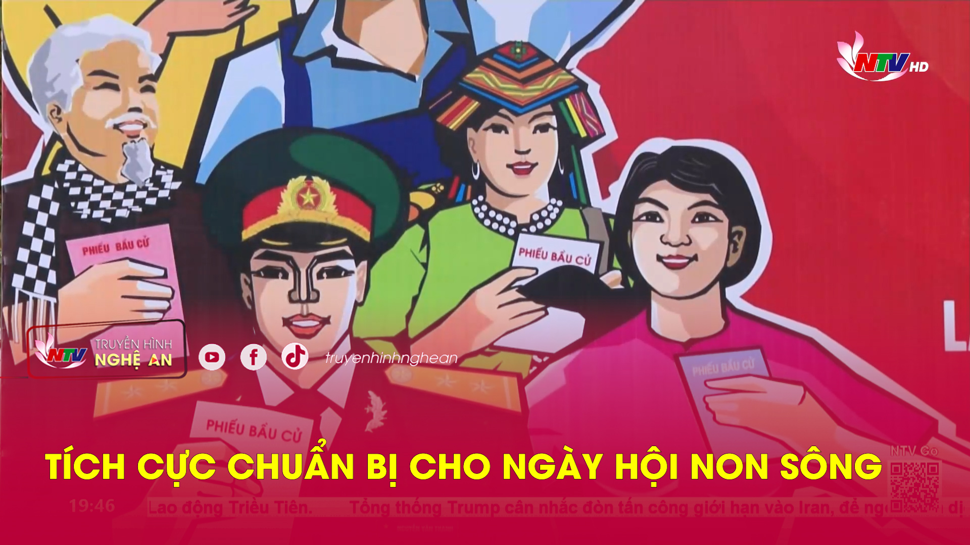 Tích cực chuẩn bị cho ngày hội non sông