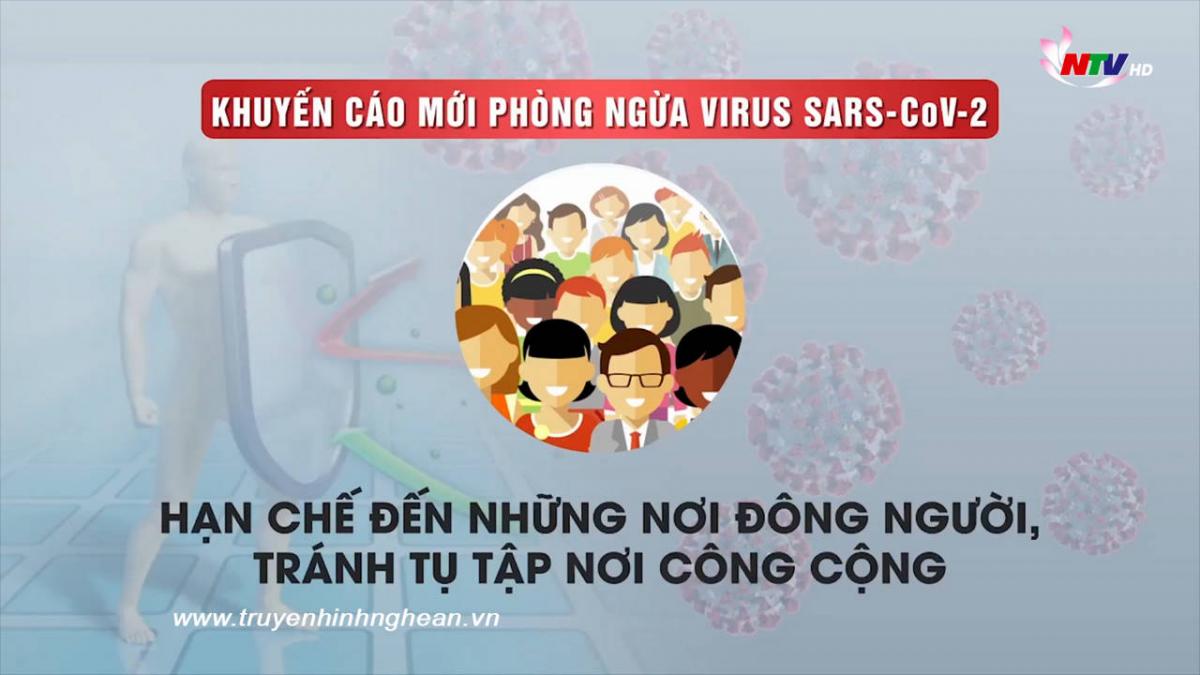 Khuyến cáo mới phòng ngừa virus corona chủng mới SARS-CoV-2