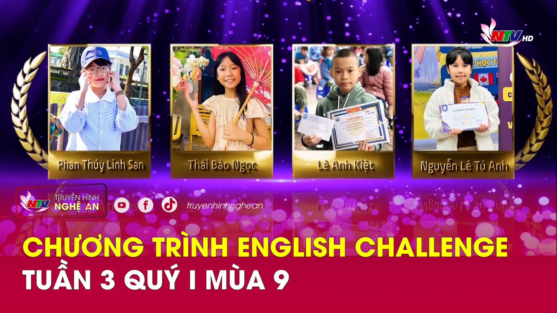 Chương trình English challenge tuần 3 quý I mùa 9