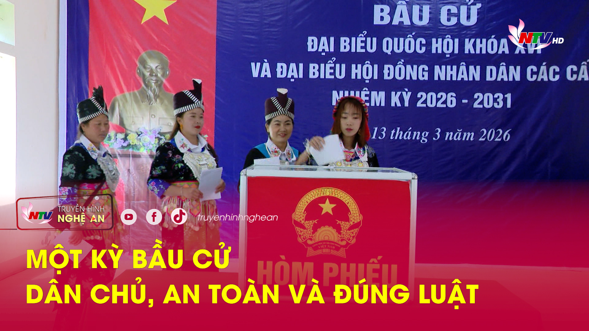 Một kỳ bầu cử dân chủ, an toàn và đúng luật