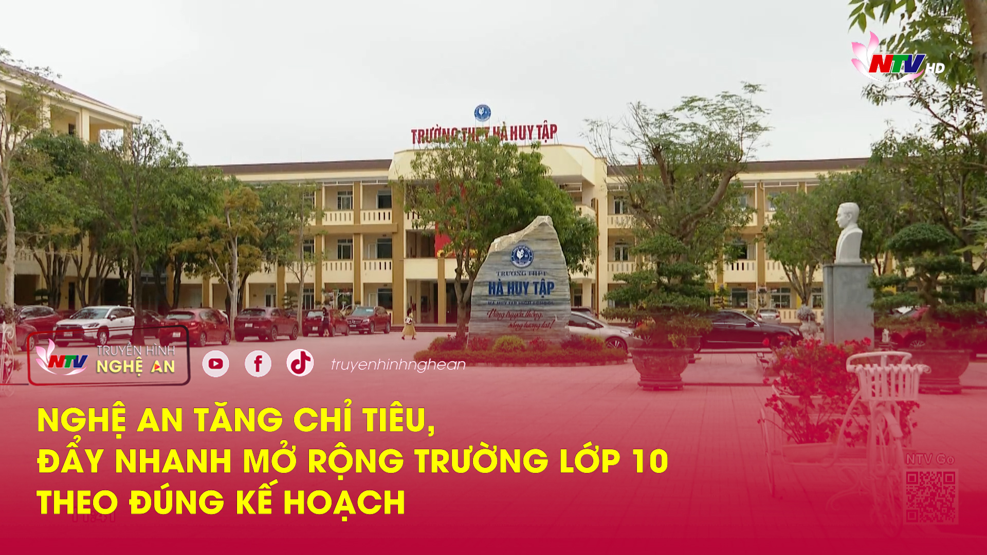 Nghệ An tăng chỉ tiêu, đẩy nhanh mở rộng trường lớp 10 theo đúng kế hoạch