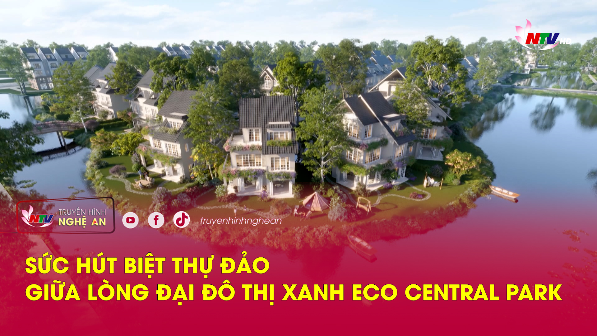 Sức hút biệt thự đảo giữa lòng đại đô thị xanh Eco Central Park