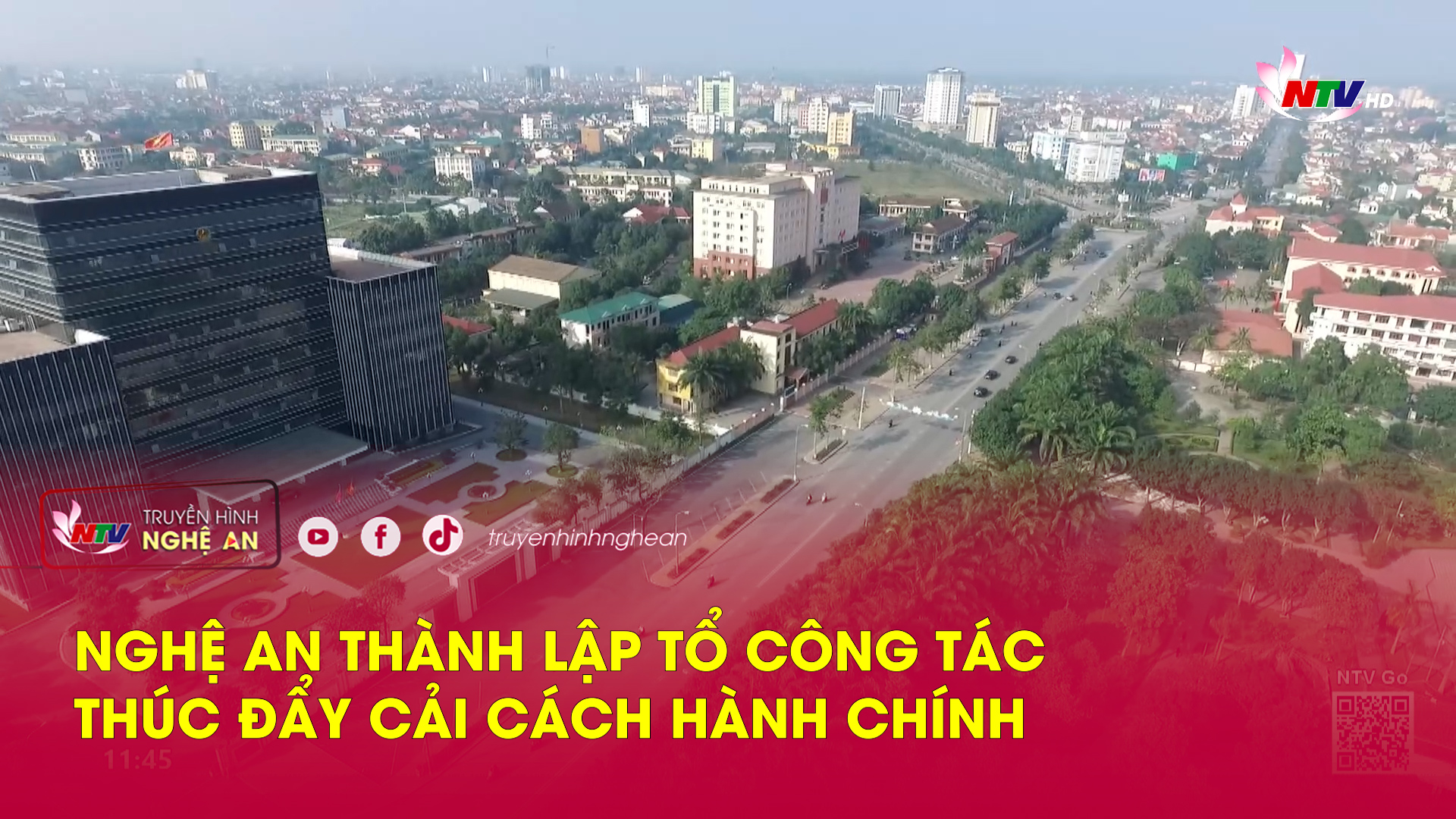 Nghệ An thành lập Tổ công tác thúc đẩy cải cách hành chính