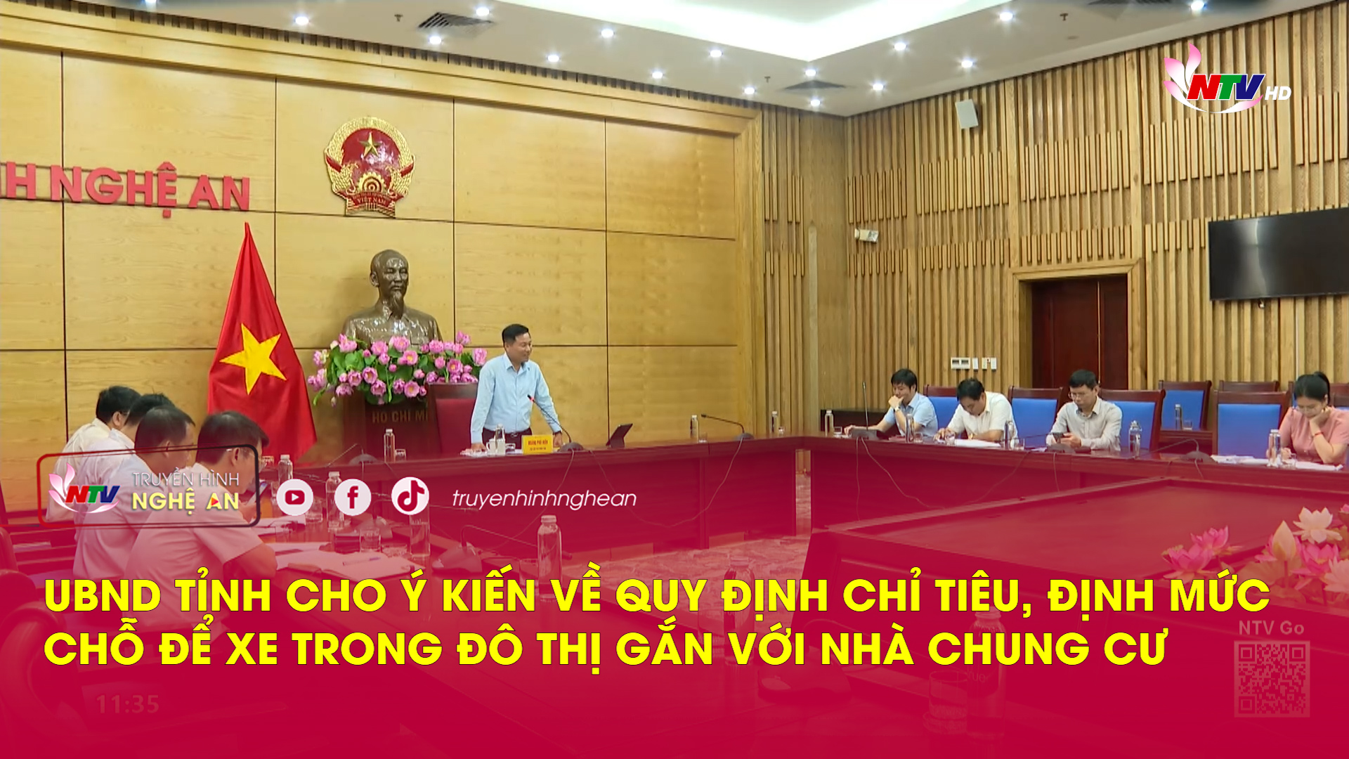 UBND Tỉnh cho ý kiến về Quy định chỉ tiêu, định mức chỗ để xe trong đô thị gắn với nhà chung cư