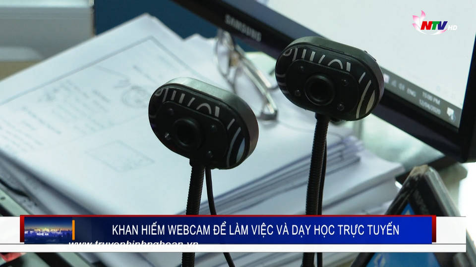 Khan hiếm webcam để làm việc và dạy học trực tuyến