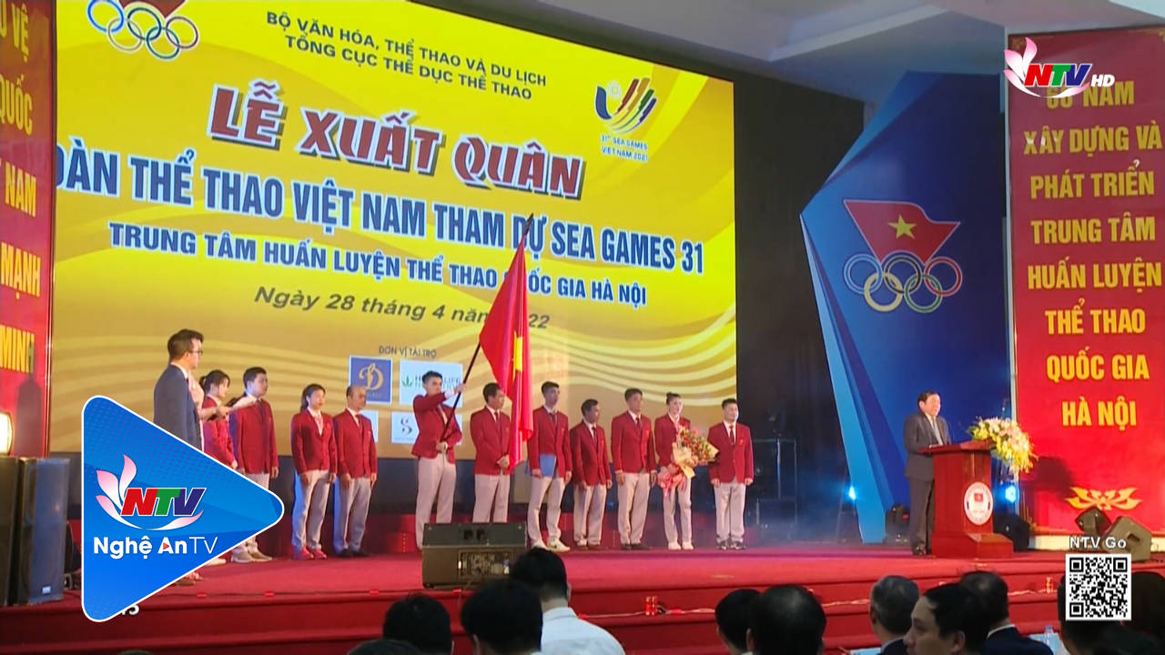 Ấn tượng Lễ xuất quân của Đoàn Thể thao Việt Nam dự SEA Games 31