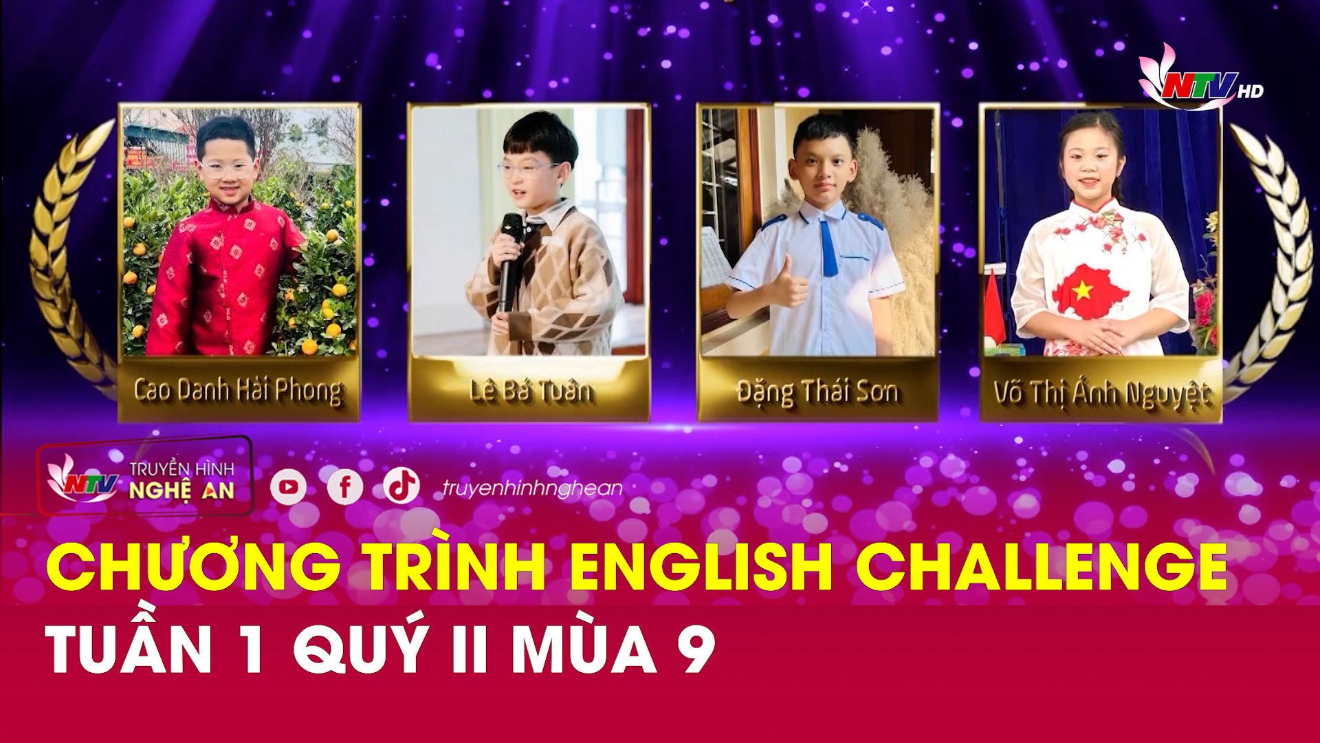 Chương trình English challenge tuần 1 quý II mùa 9
