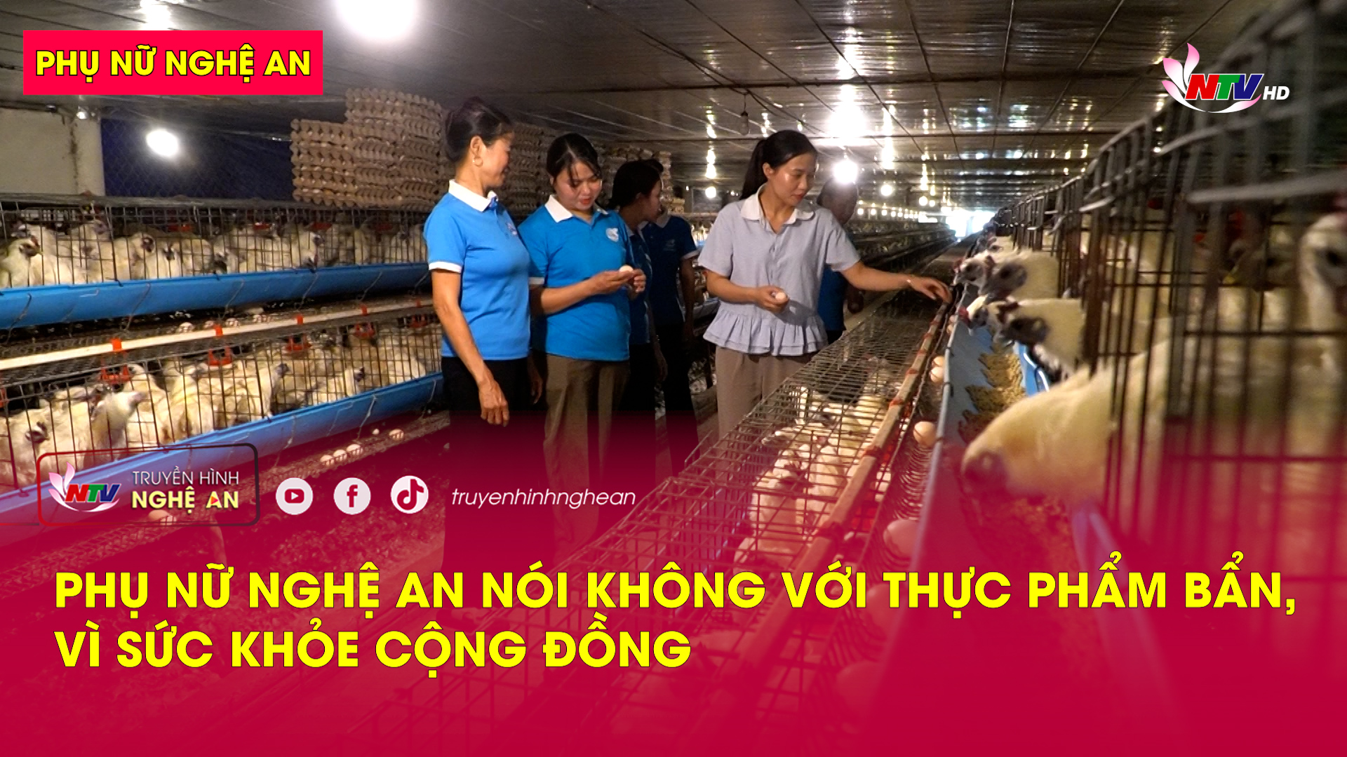 Phụ nữ Nghệ an nói không với thực phẩm bẩn, vì sức khỏe cộng đồng