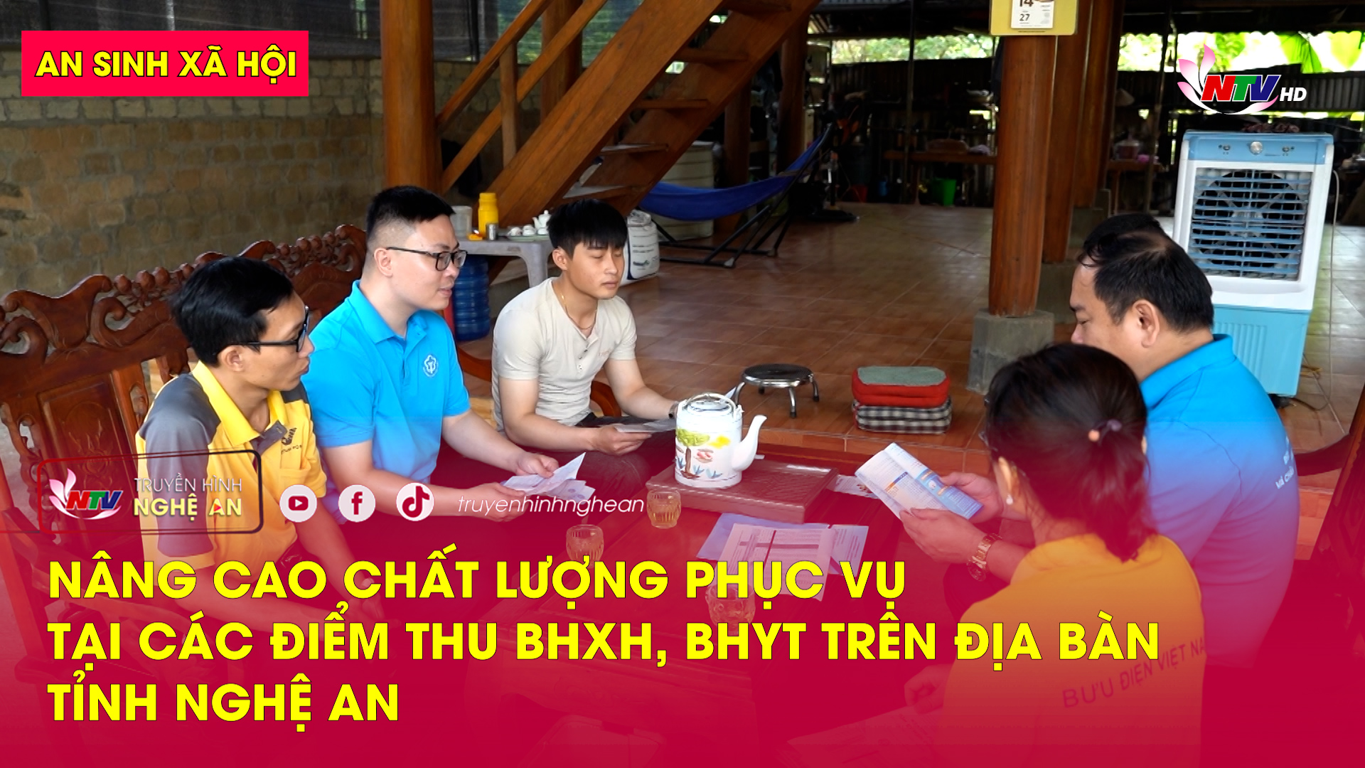 An sinh xã hội: Nâng cao chất lượng phục vụ tại các điểm thu BHXH, BHYT trên địa bàn tỉnh Nghệ An