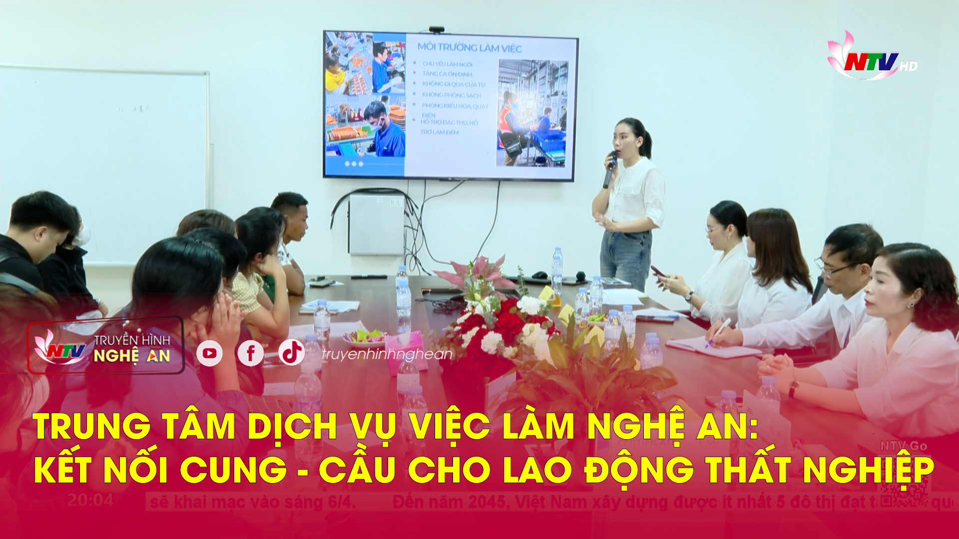 Trung tâm dịch vụ việc làm Nghệ An: Kết nối cung - cầu cho lao động thất nghiệp