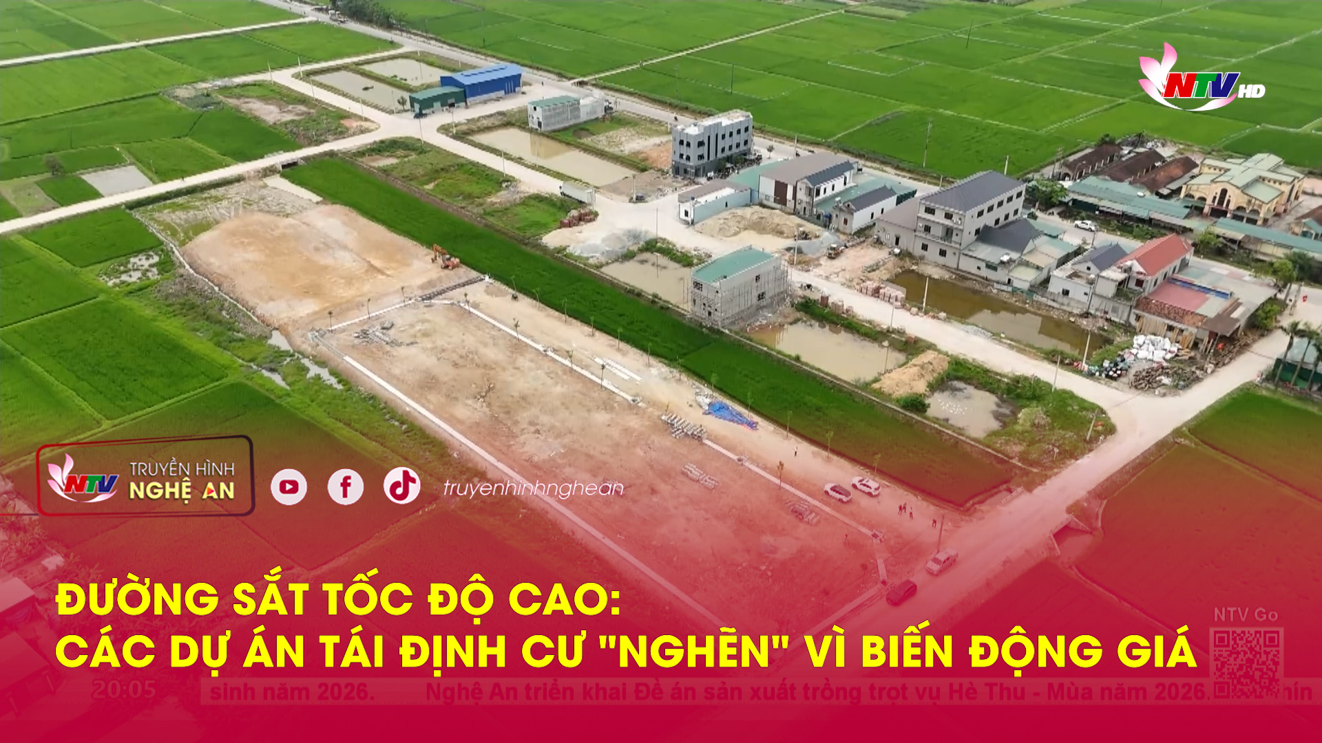 Đường sắt tốc độ cao: các dự án tái định cư "nghẽn" vì biến động giá