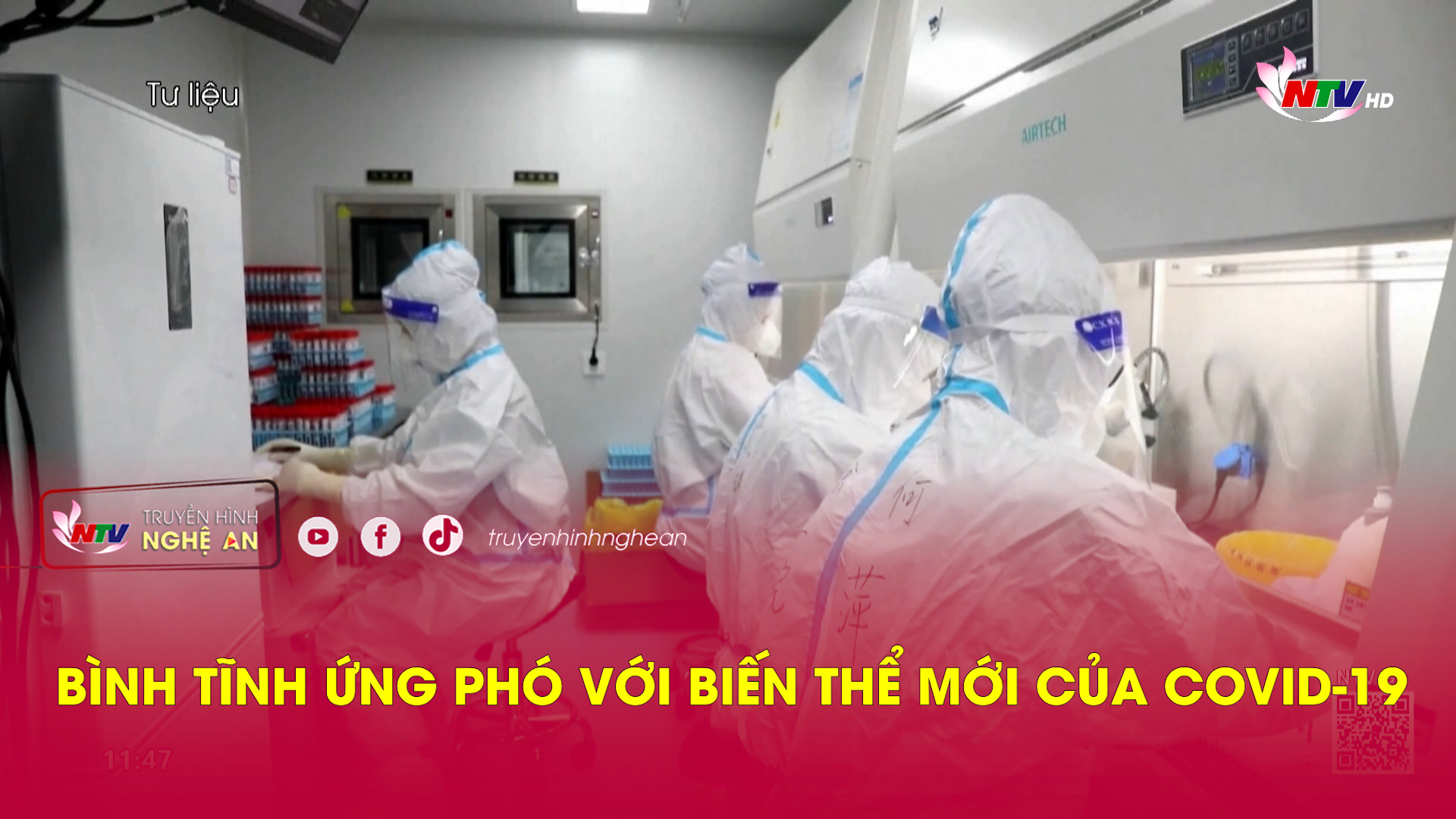 Bình tĩnh ứng phó với biến thể mới của COVID-19