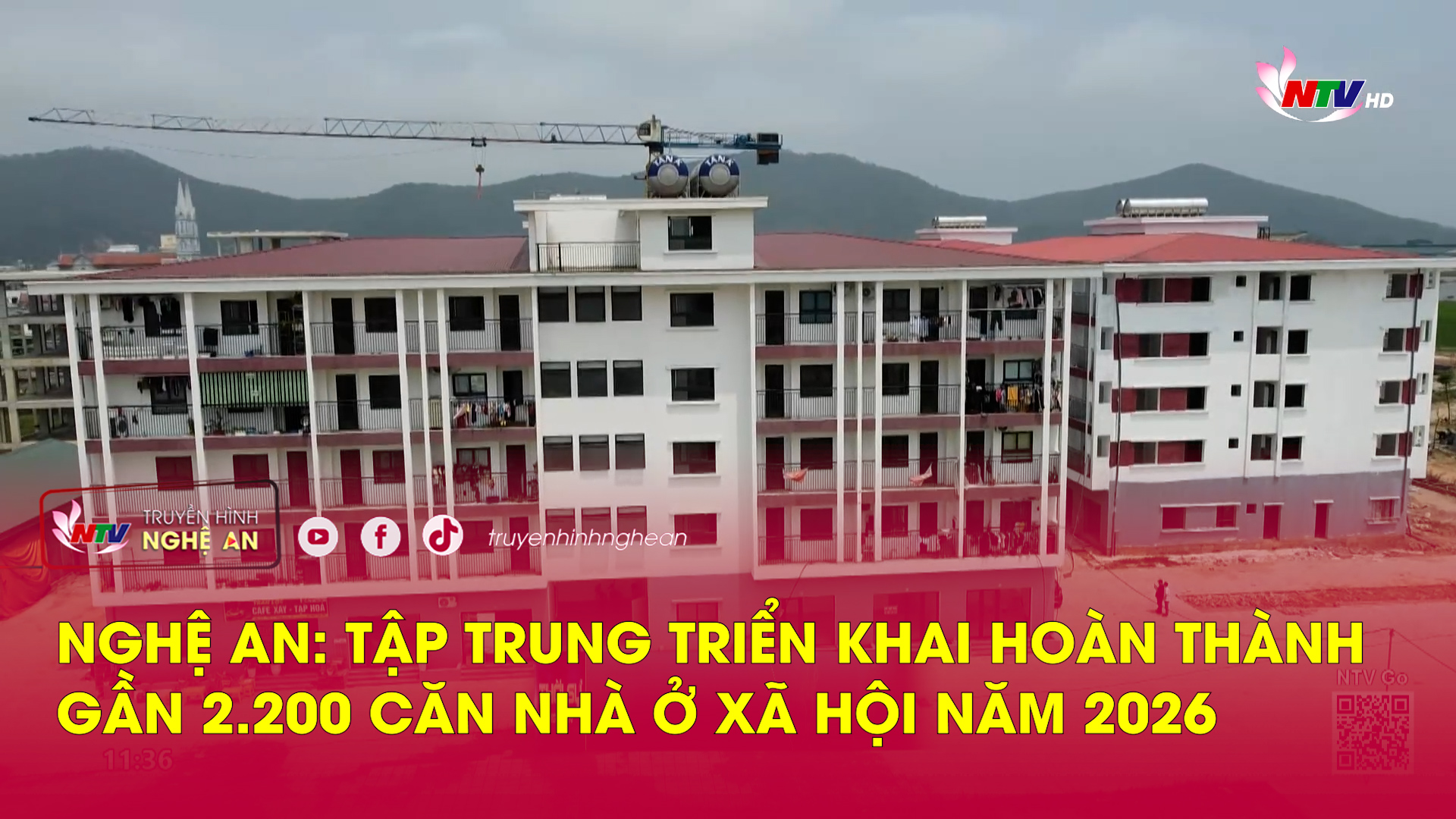 Nghệ An: tập trung triển khai hoàn thành gần 2.200 căn nhà ở xã hội năm 2026