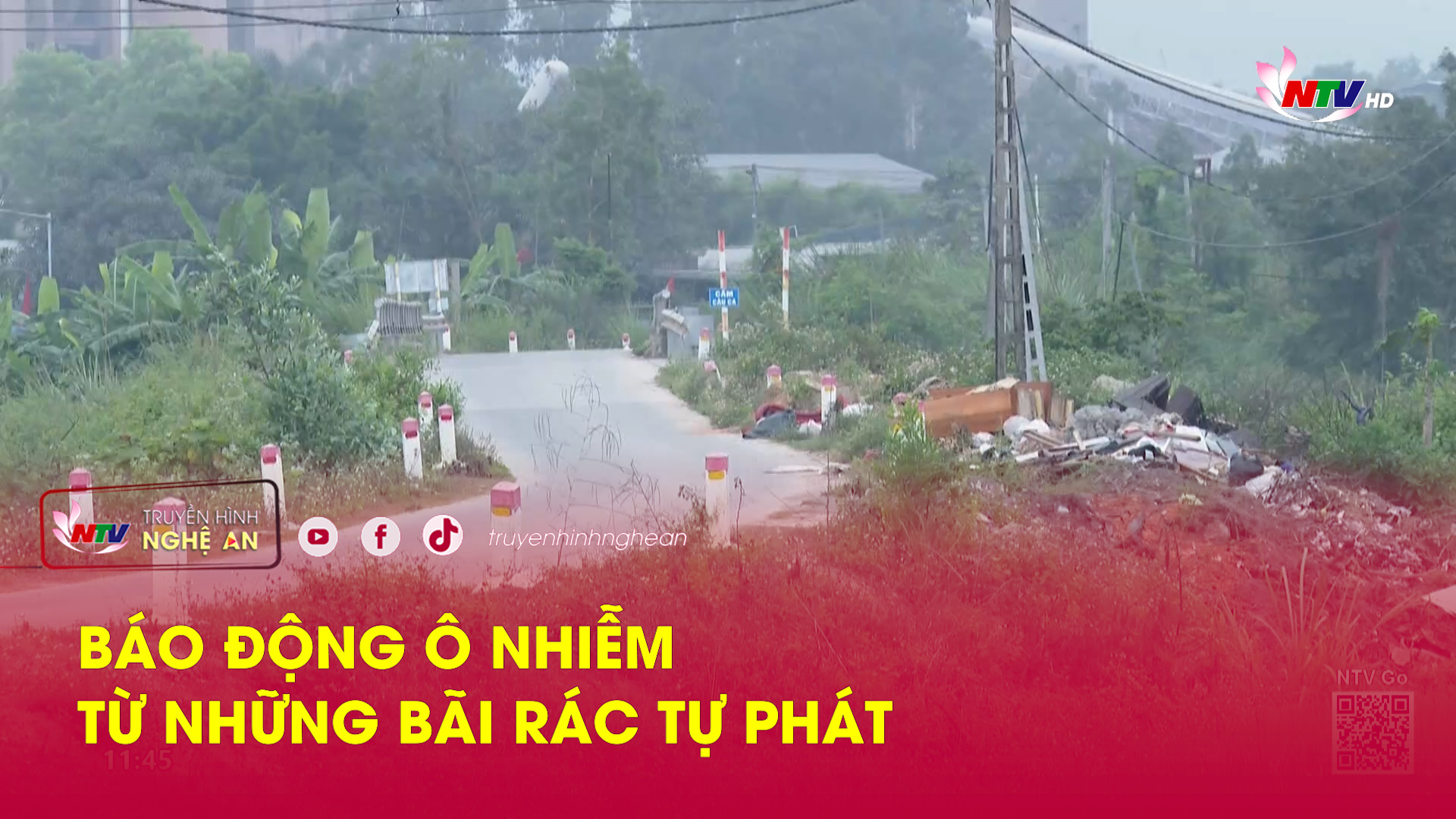 Báo động ô nhiễm từ những bãi rác tự phát