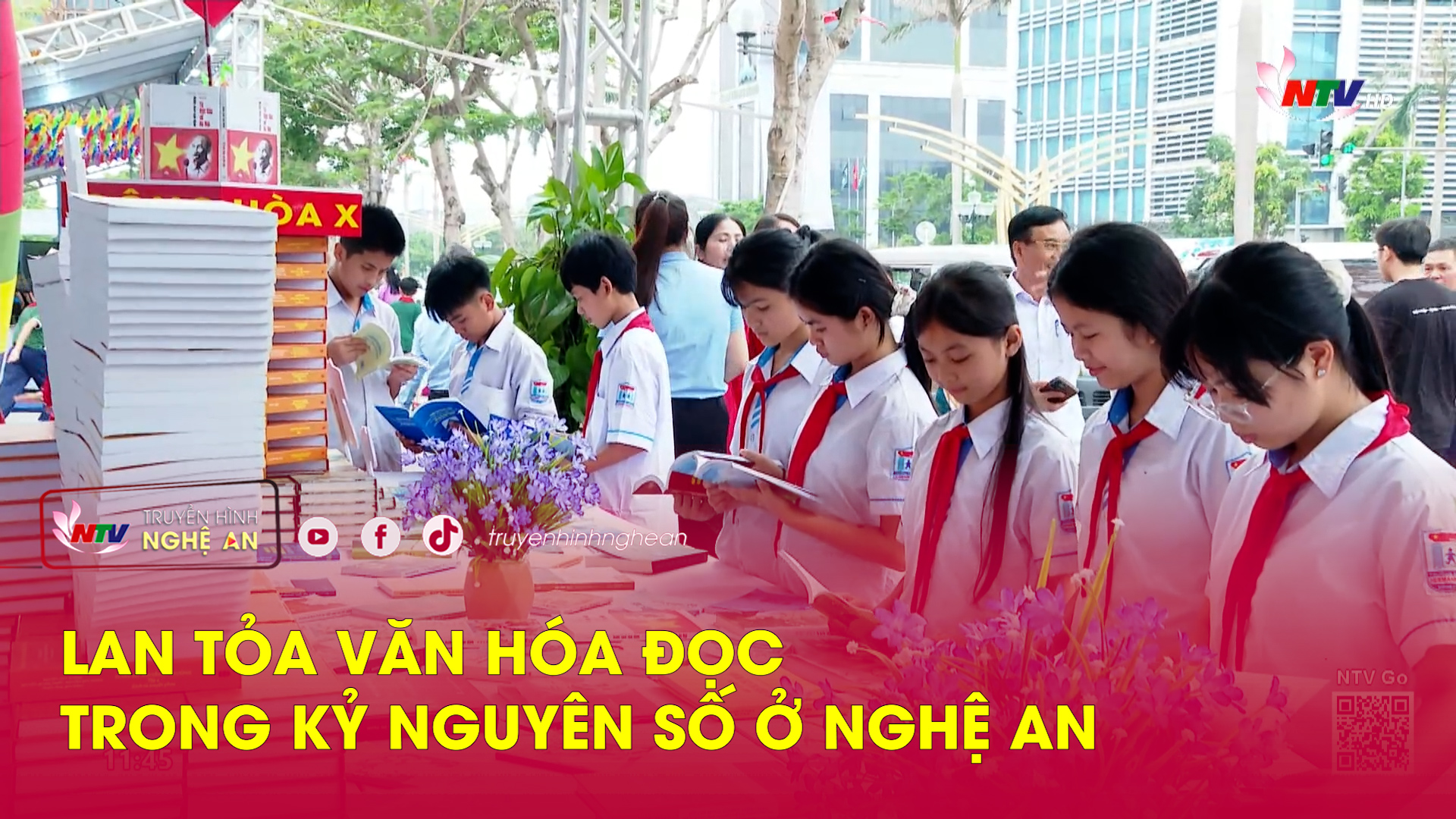 Lan tỏa văn hóa đọc trong kỷ nguyên số ở Nghệ An