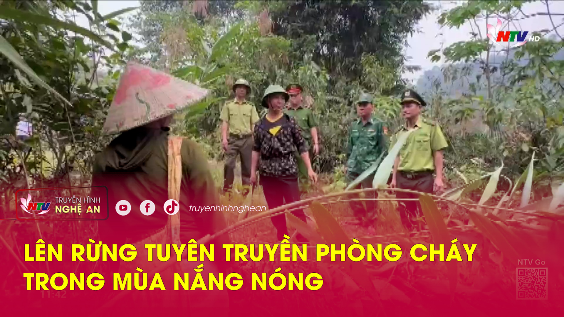 Lên rừng tuyên truyền phòng cháy trong mùa nắng nóng