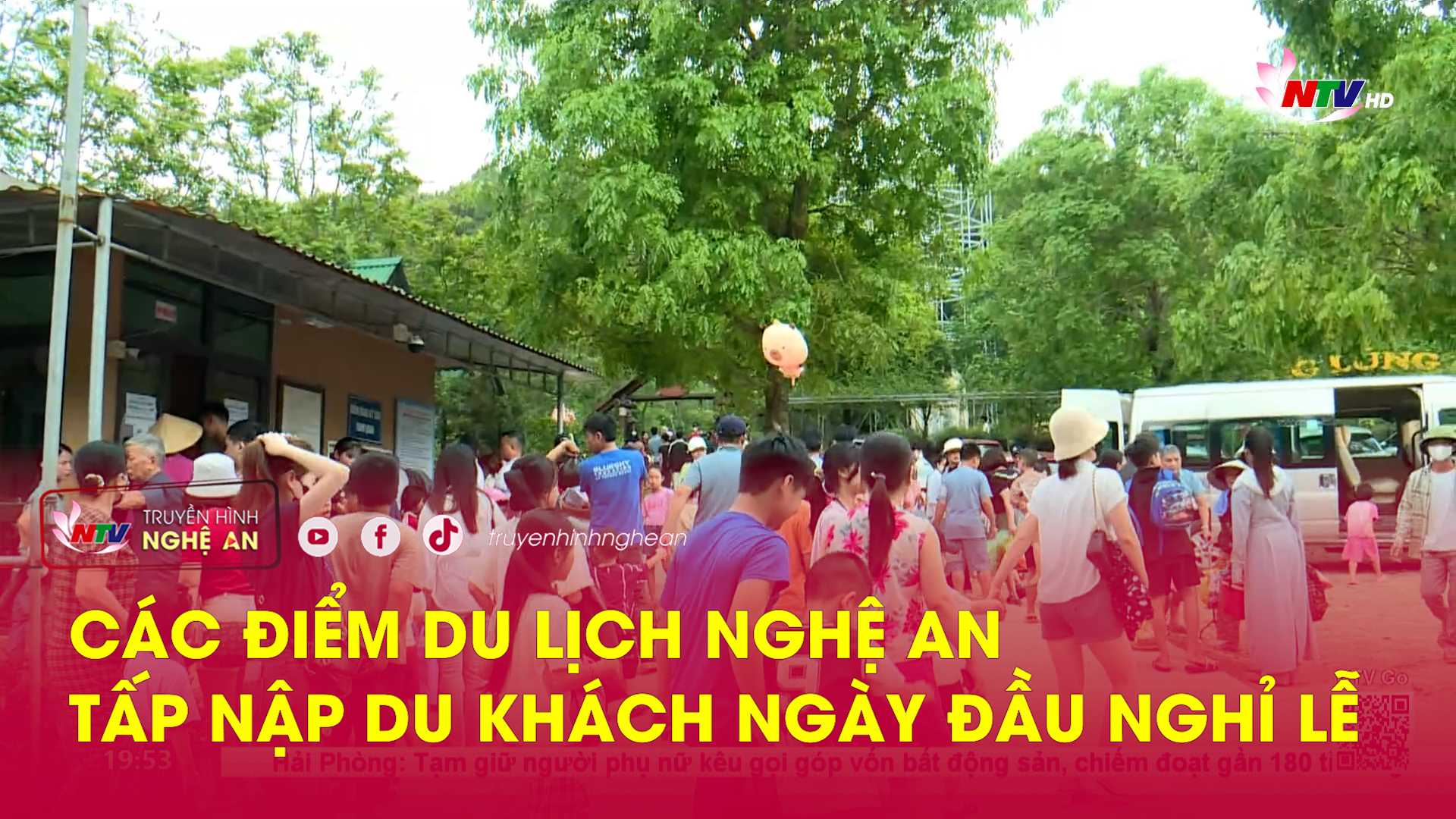 Các điểm du lịch Nghệ An tấp nập du khách ngày đầu nghỉ lễ