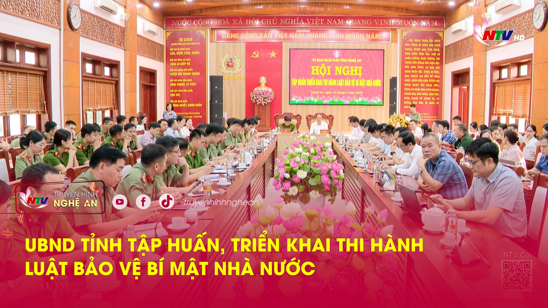 UBND tỉnh tập huấn, triển khai thi hành Luật Bảo vệ bí mật nhà nước