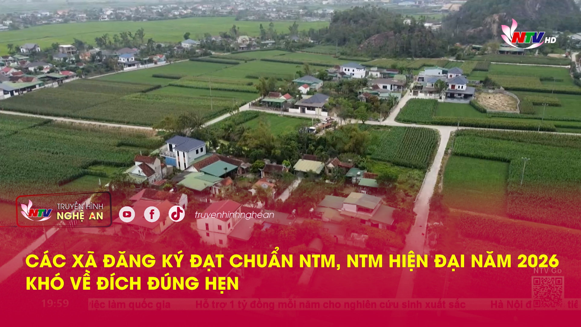 Các xã đăng ký đạt chuẩn NTM, NTM hiện đại năm 2026 khó về đích đúng hẹn