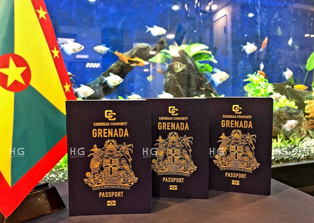 Hộ chiếu Grenada của khách hàng thành công Harvey Law Group
