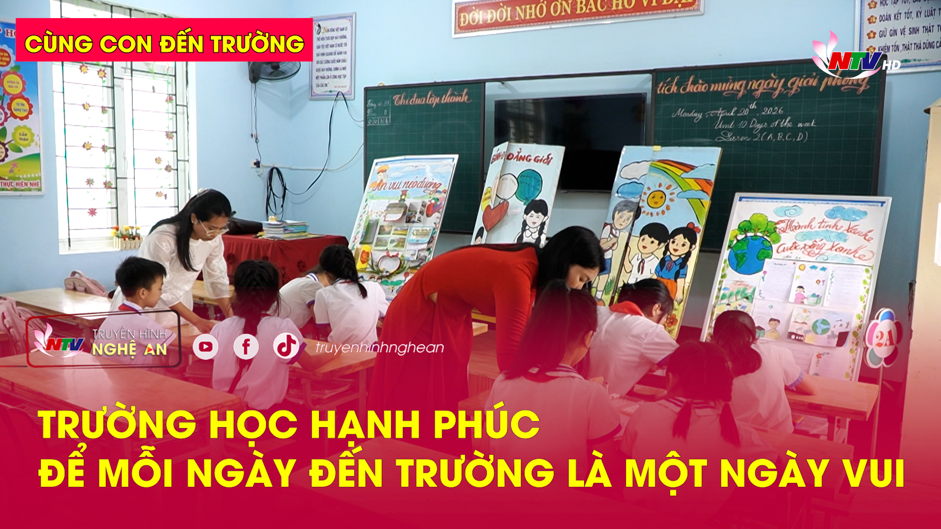 Cùng con đến trường: Trường học hạnh phúc - để mỗi ngày đến trường là một ngày vui