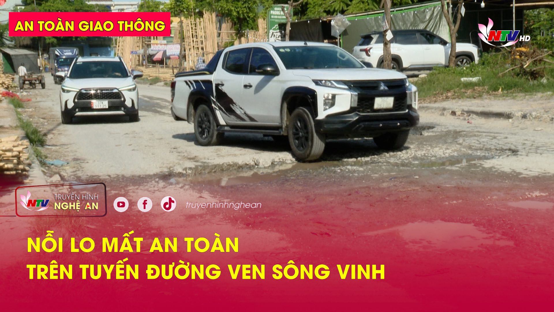 Bản tin An toàn giao thông ngày 19/05/2026: Nỗi lo mất an toàn trên tuyến đường ven sông Vinh