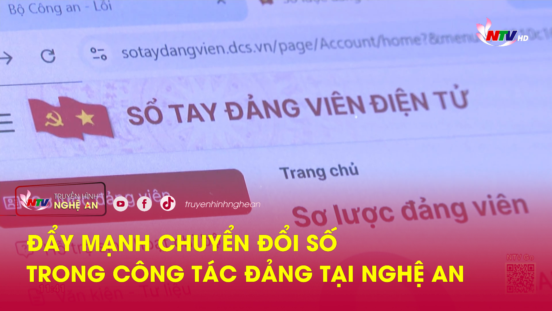 Đẩy mạnh chuyển đổi số trong công tác Đảng tại Nghệ An