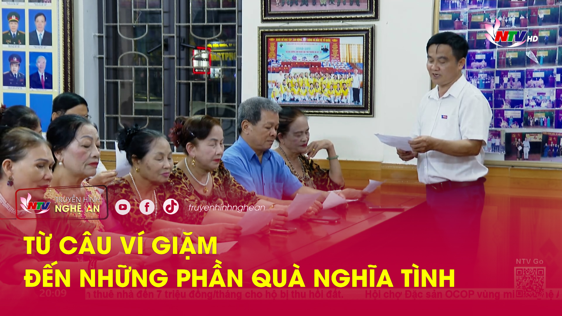 Từ câu ví giặm đến những phần quà nghĩa tình