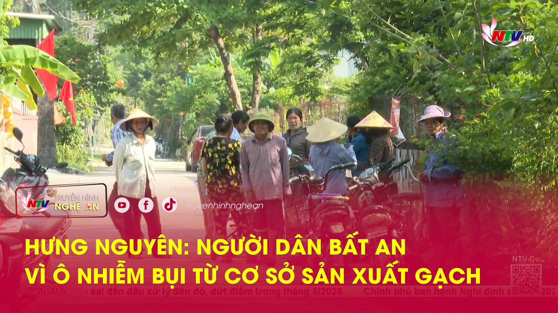 Hưng Nguyên: Người dân bất an vì ô nhiễm bụi từ cơ sở sản xuất gạch