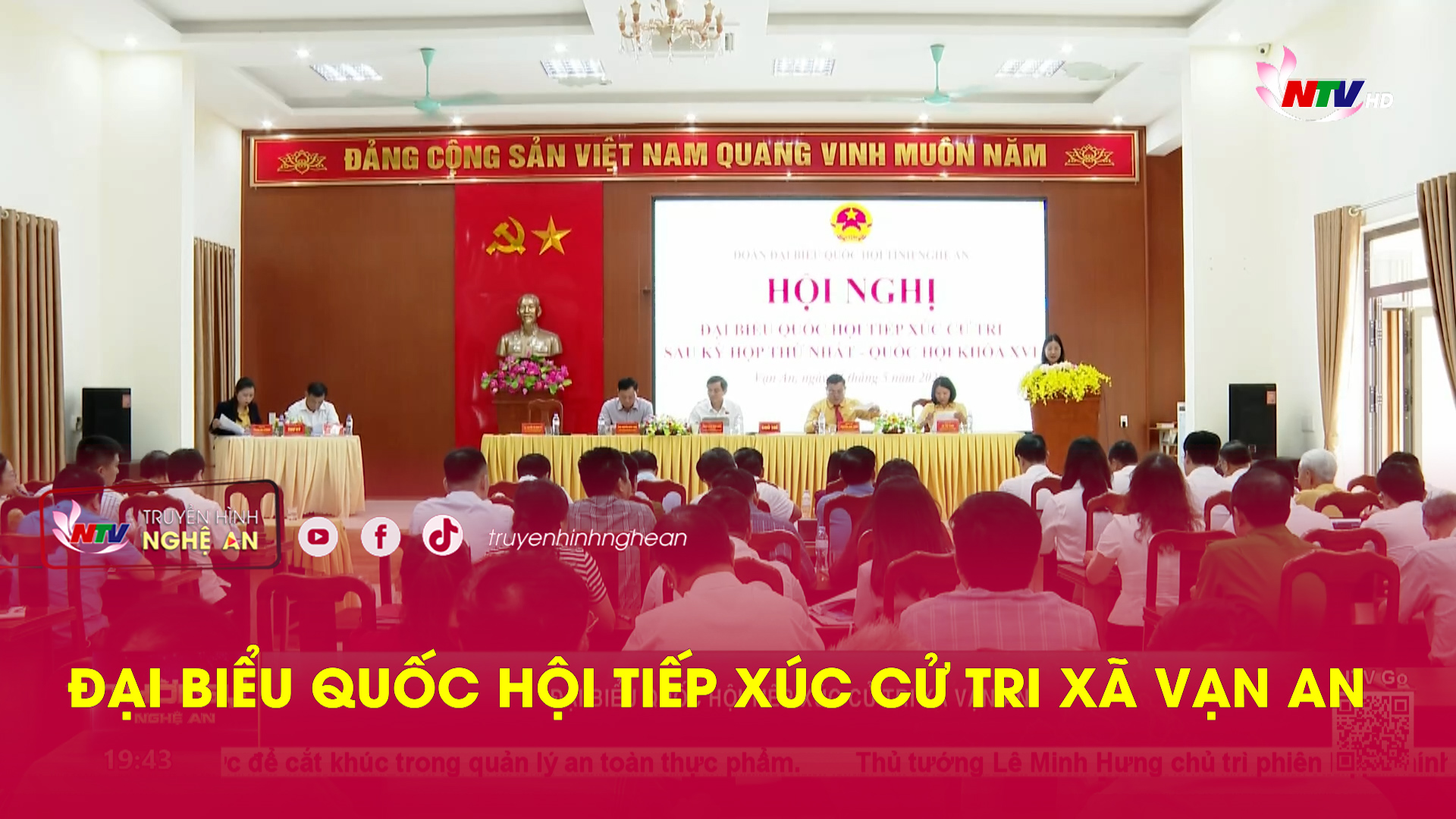 Đại biểu Quốc hội tiếp xúc cử tri xã Vạn An