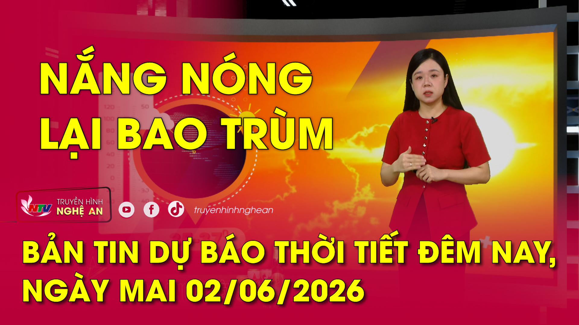 Dự báo thời tiết đêm nay, ngày mai 02/06/2026: Nắng nóng lại bao trùm