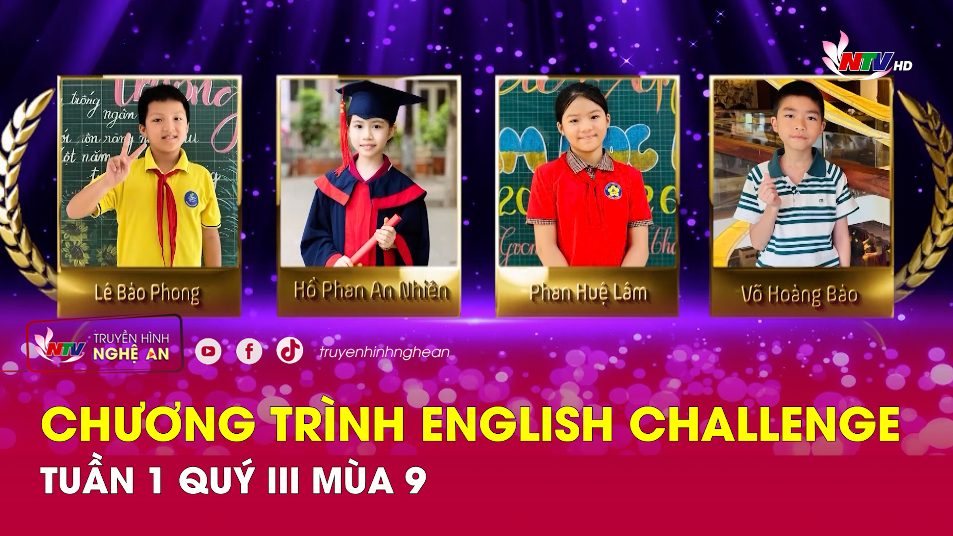 Chương trình English Challenge tuần 1 quý III mùa 9