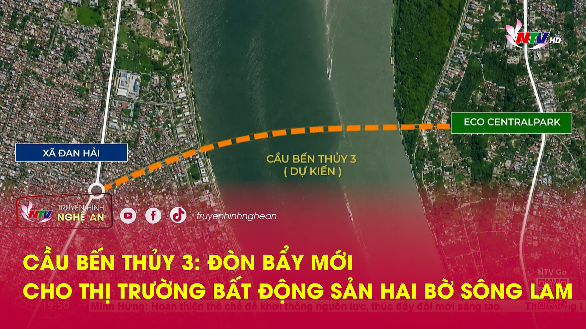Cầu Bến Thủy 3: Đòn bẩy mới cho thị trường bất động sản hai bờ sông Lam