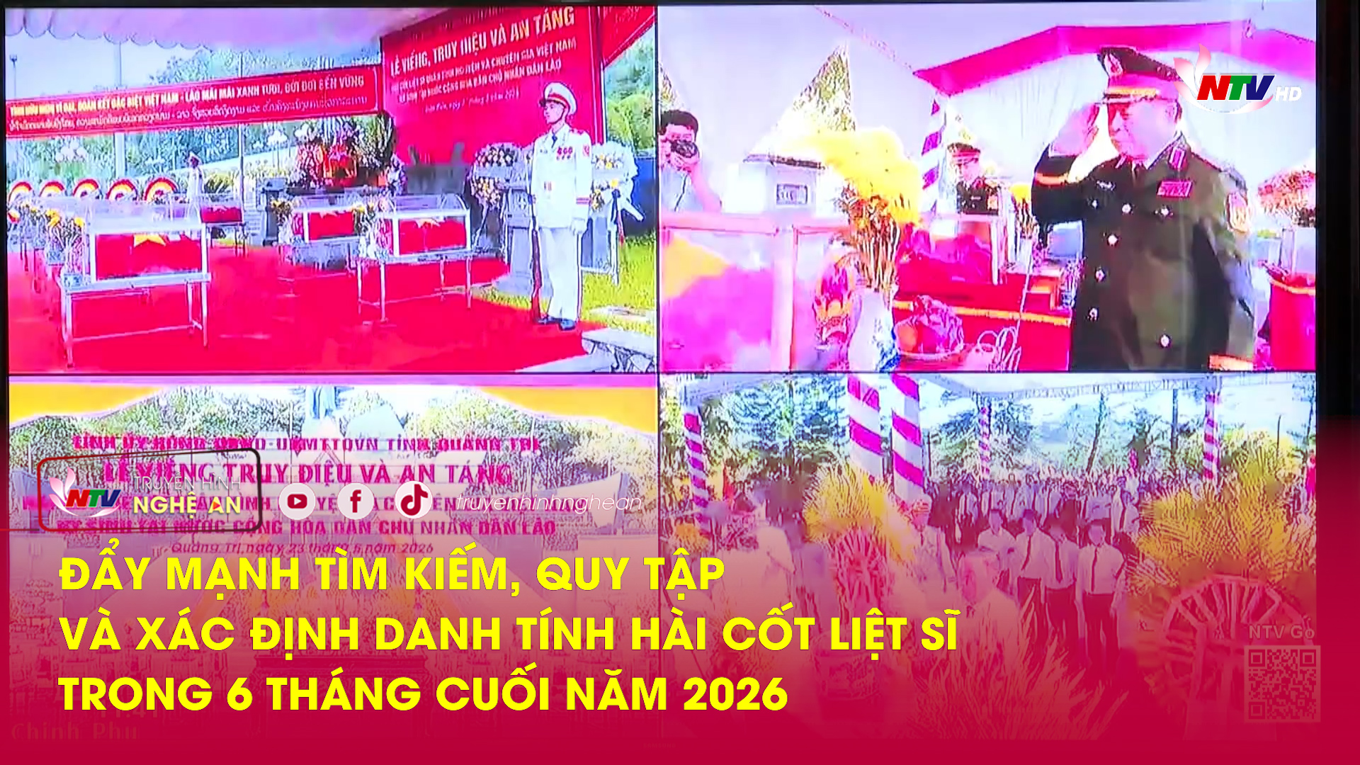 Đẩy mạnh tìm kiếm, quy tập và xác định danh tính hài cốt liệt sĩ trong 6 tháng cuối năm 2026
