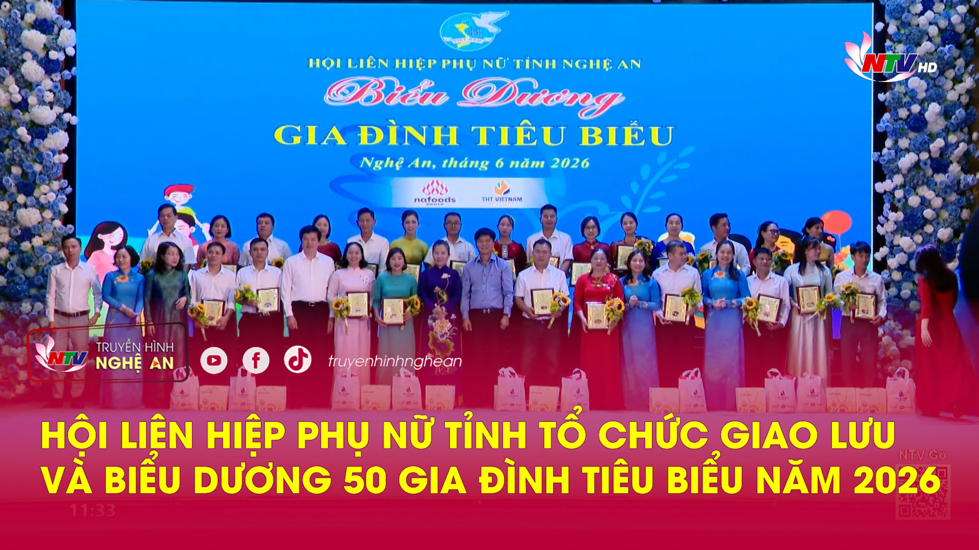 Hội Liên hiệp Phụ nữ tỉnh tổ chức Giao lưu và biểu dương 50 gia đình tiêu biểu năm 2026