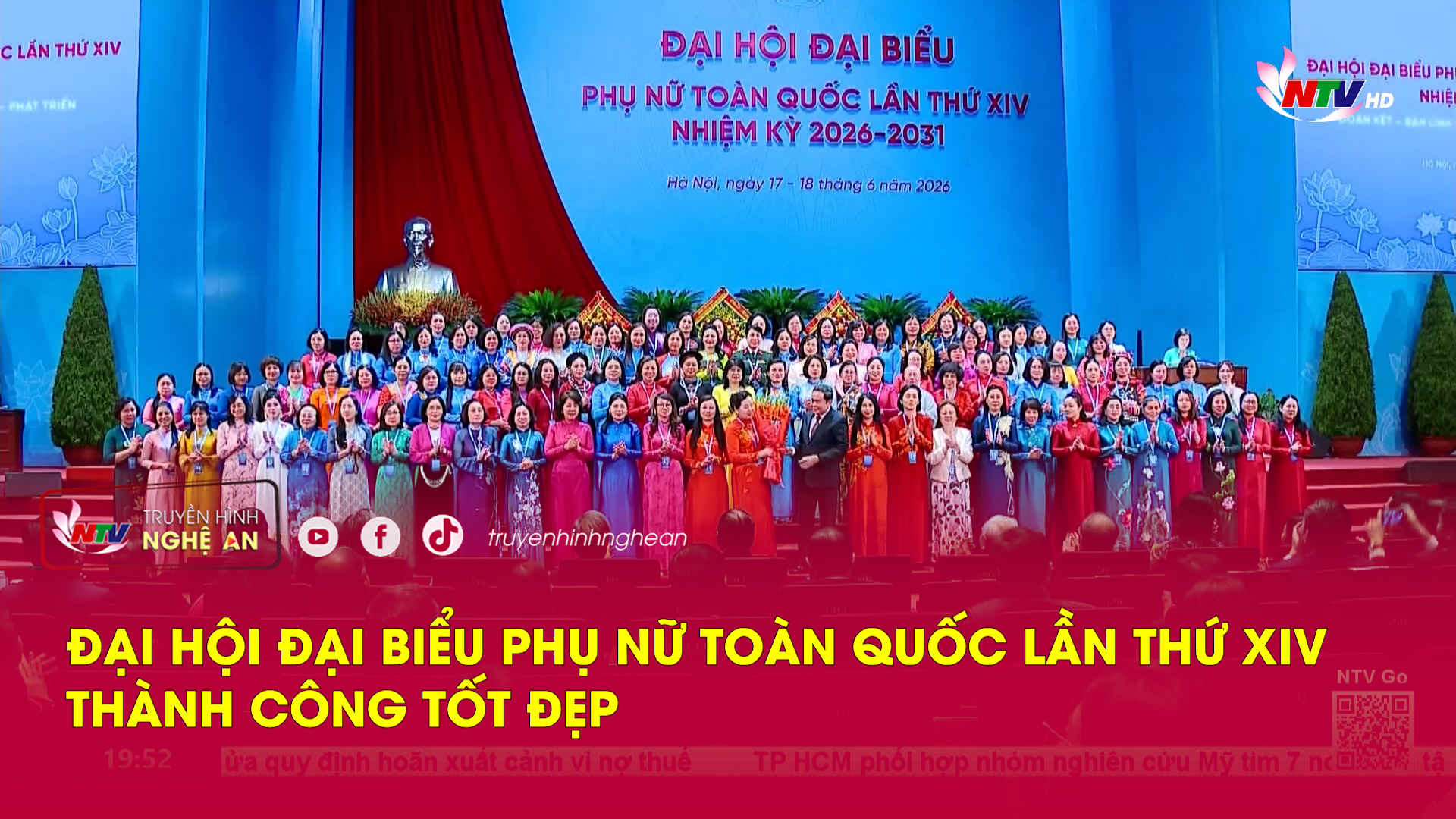 Đại hội đại biểu Phụ nữ toàn quốc lần thứ XIV thành công tốt đẹp