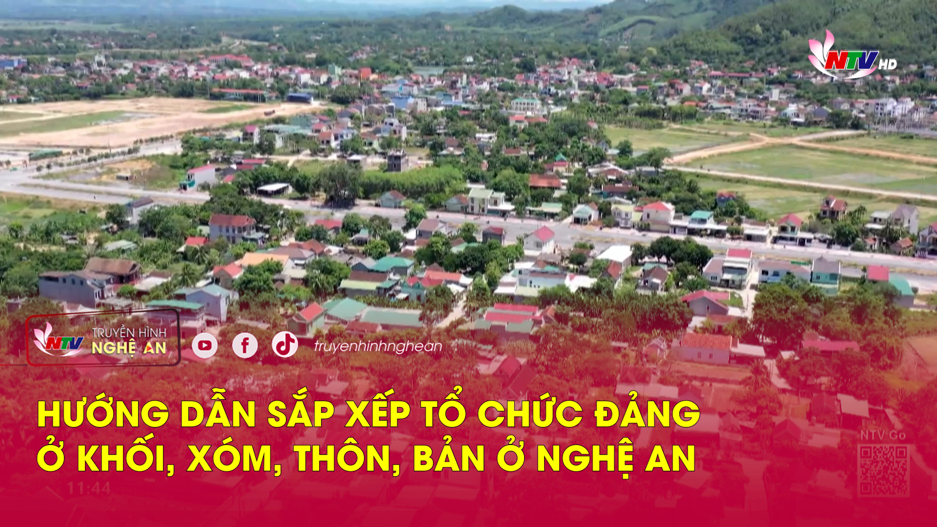 Hướng dẫn sắp xếp tổ chức Đảng ở khối, xóm, thôn, bản ở Nghệ An