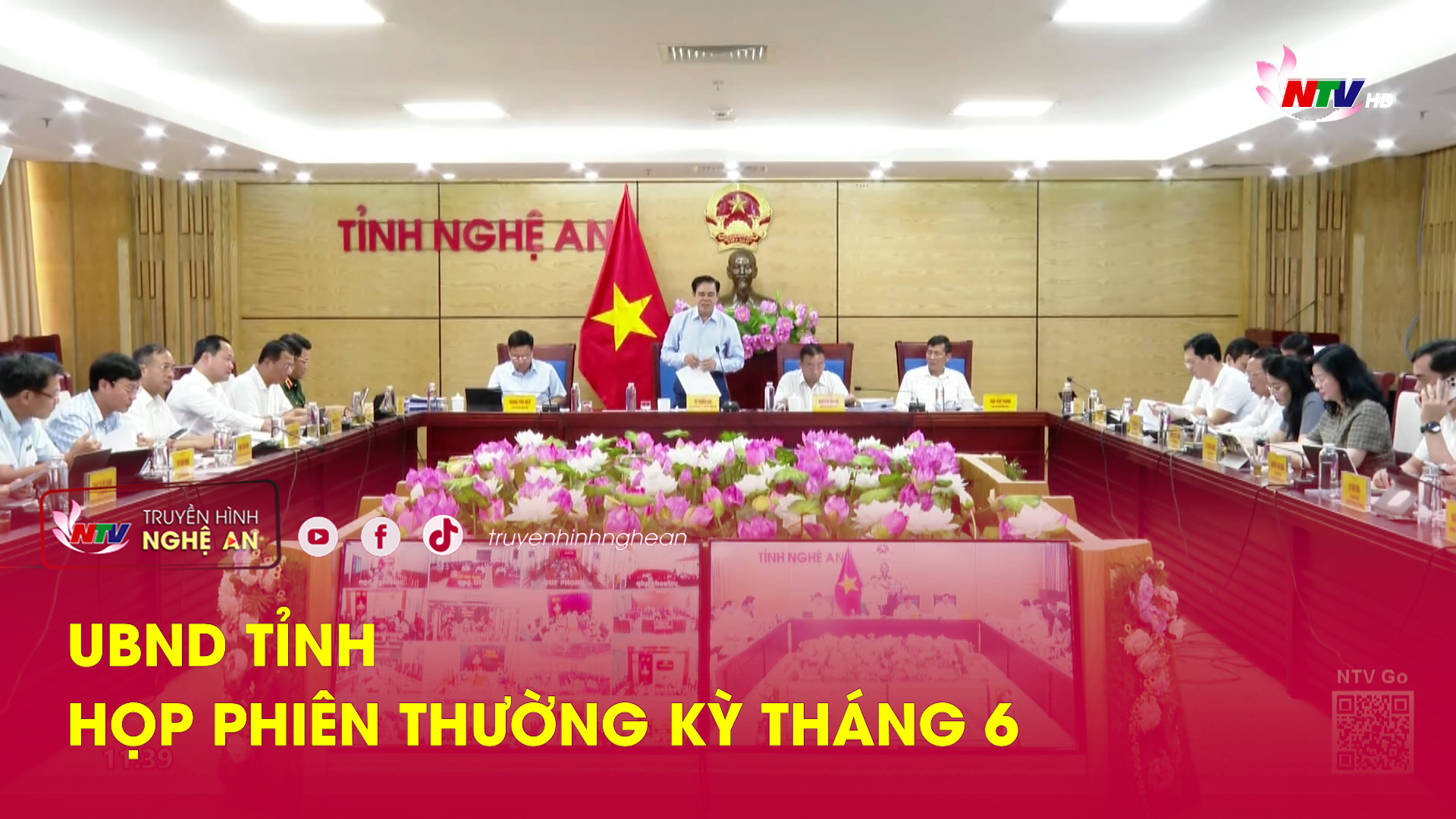 UBND tỉnh họp phiên thường kỳ tháng 6