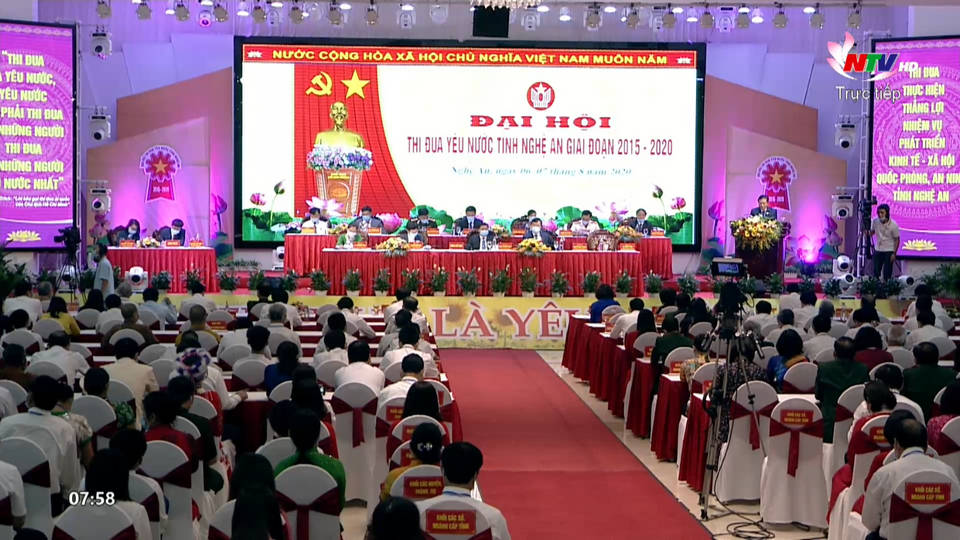 Video - Tường thuật Đại hội thi đua yêu nước tỉnh Nghệ An giai đoạn 2015-2020
