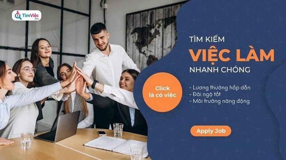 Timviec.com.vn giúp bạn tìm được công việc có lương thưởng hấp dẫn