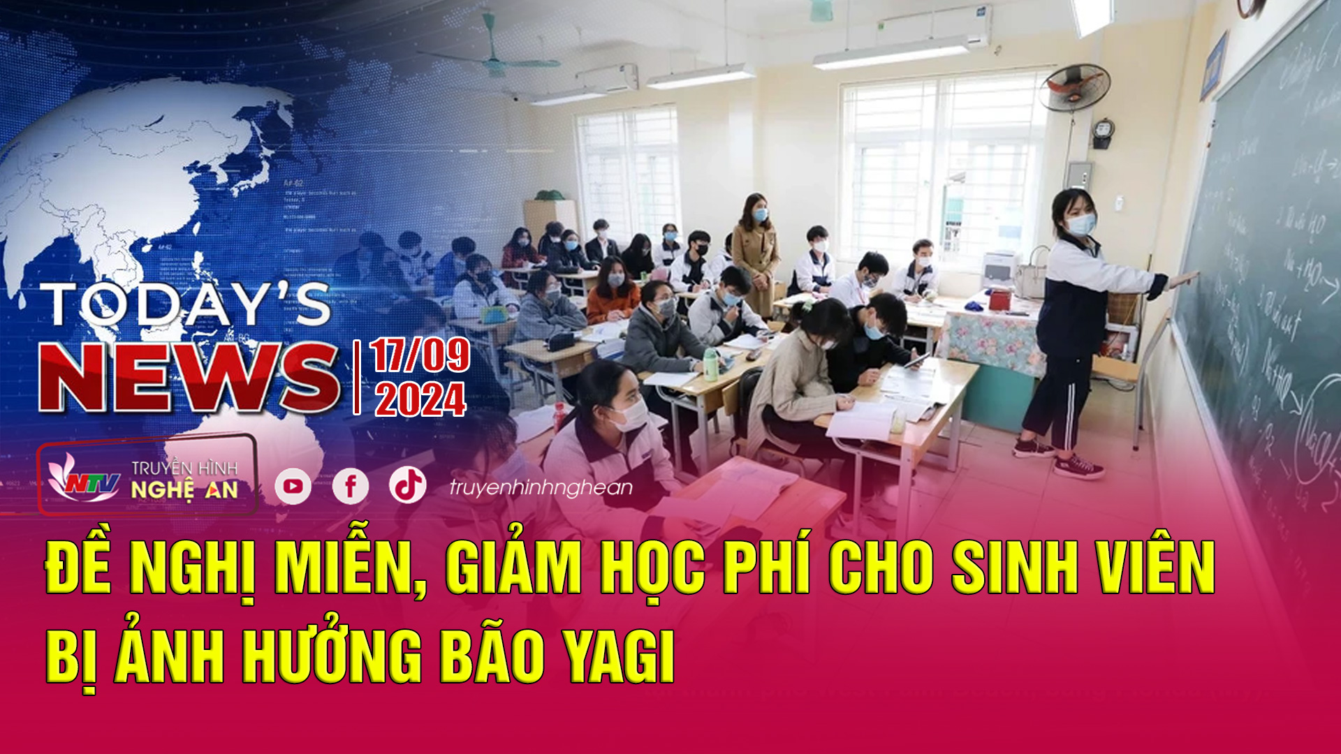 Bản tin Nhịp sống 24h - 17/09/2024