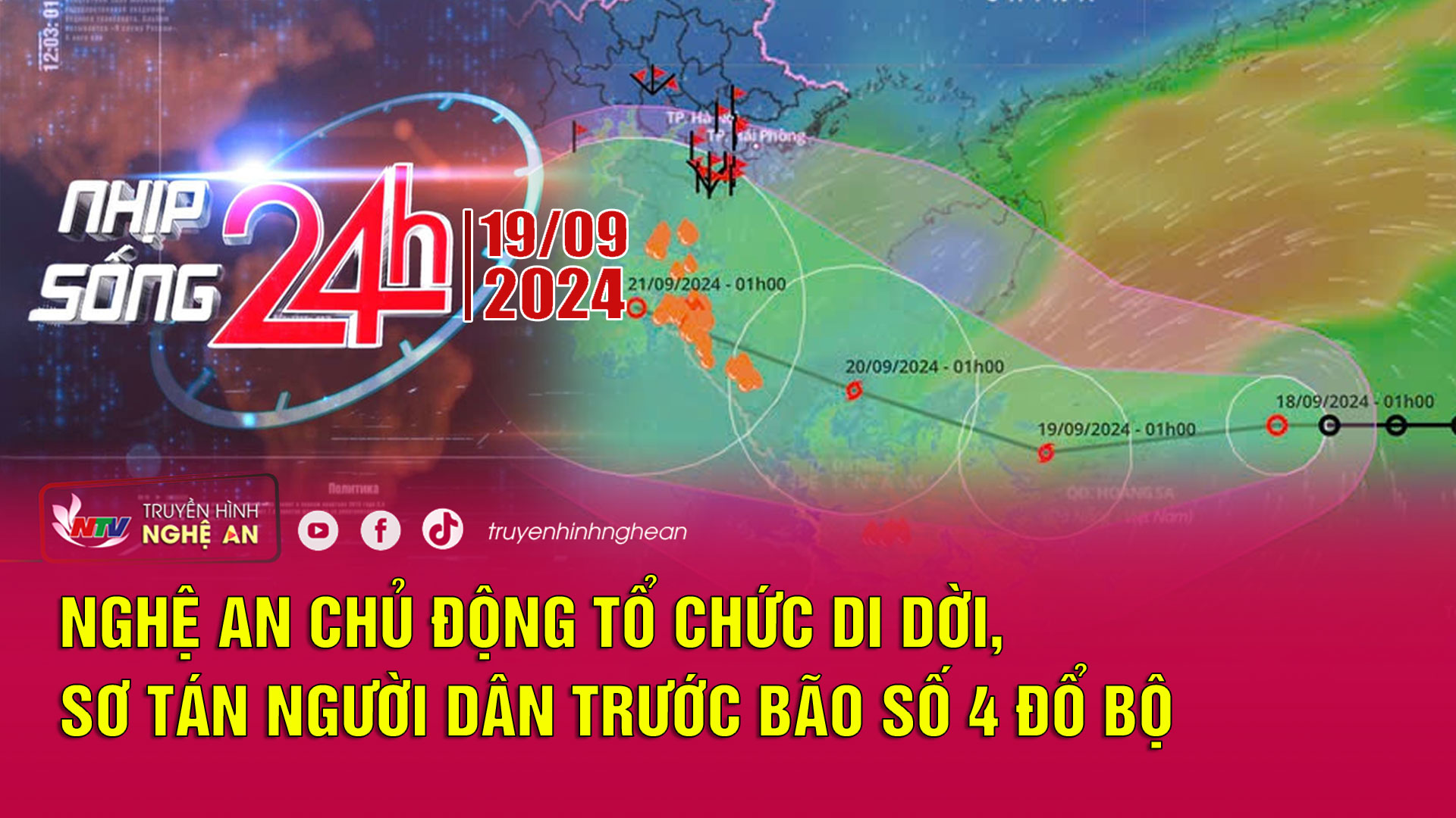 Bản tin Nhịp sống 24h - 19/09/2024