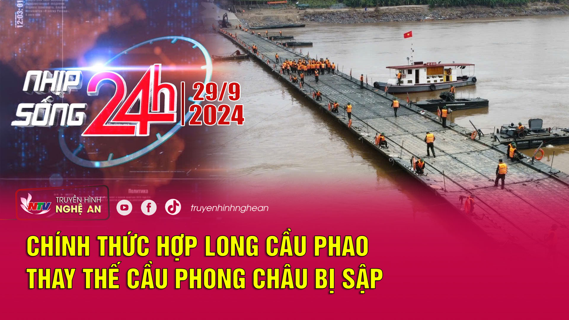 Bản tin Nhịp sống 24h - 29/09/2024