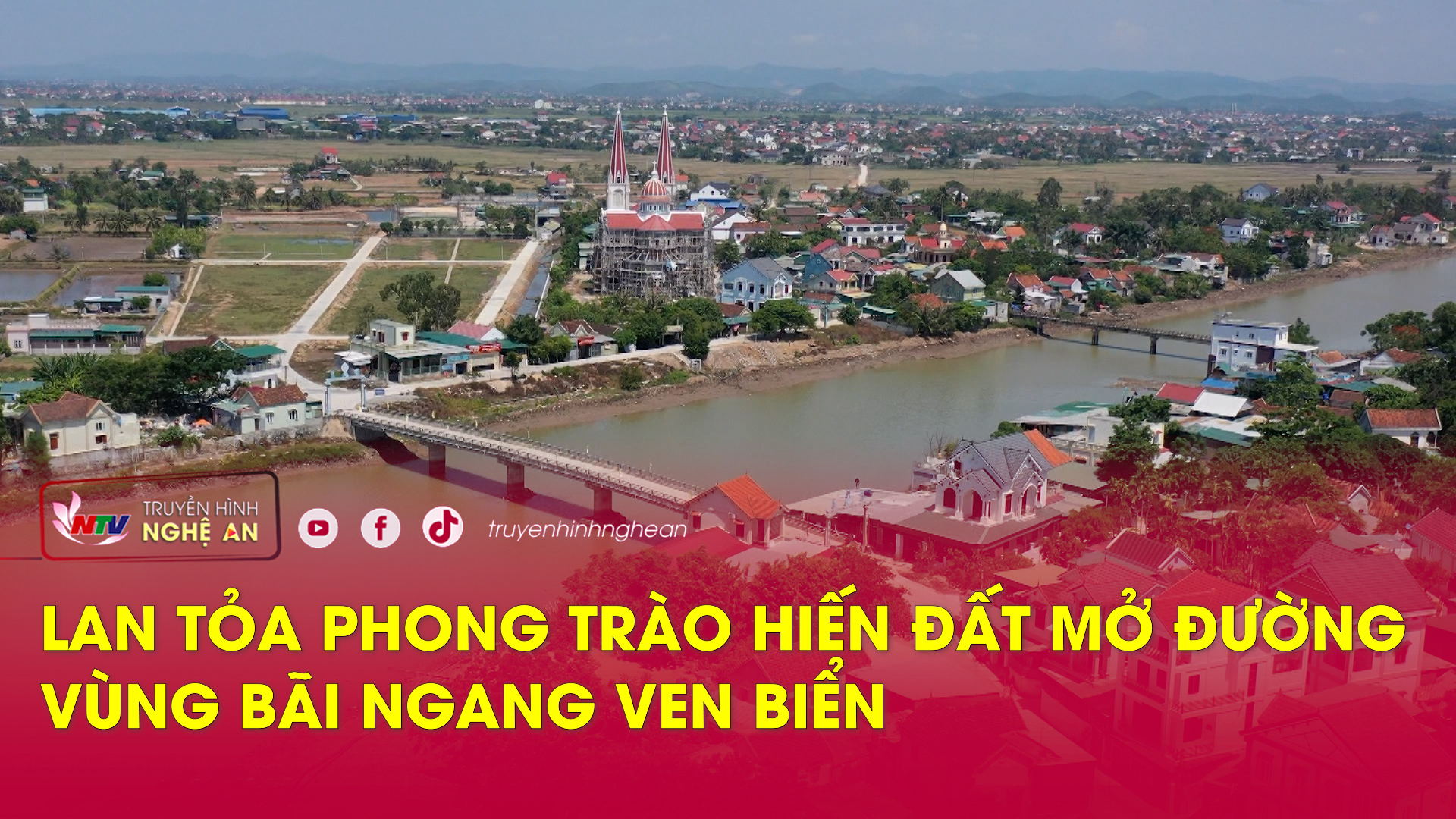 Lan tỏa phong trào hiến đất mở đường vùng bãi ngang ven biển