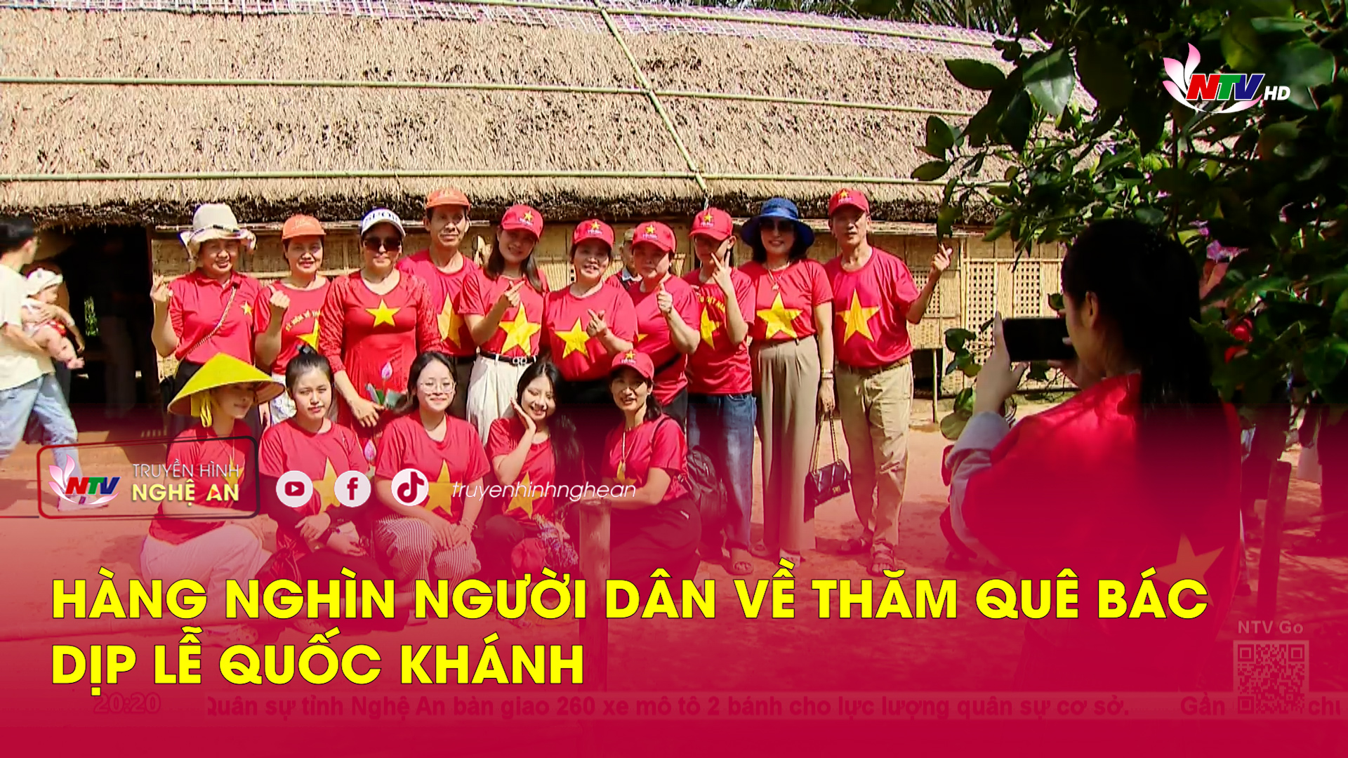 Hàng nghìn người dân về thăm quê Bác dịp Lễ Quốc khánh