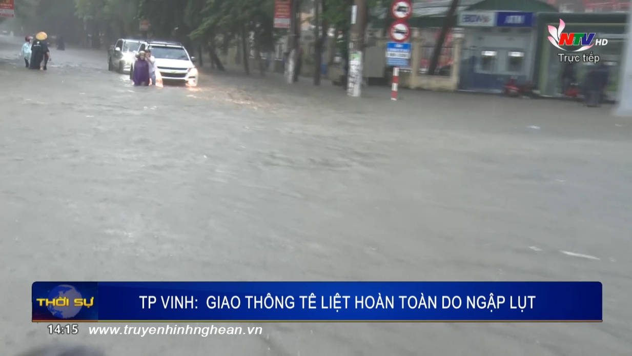 Thời sự đặc biệt cập nhật tình hình ngập lụt tại Nghệ An