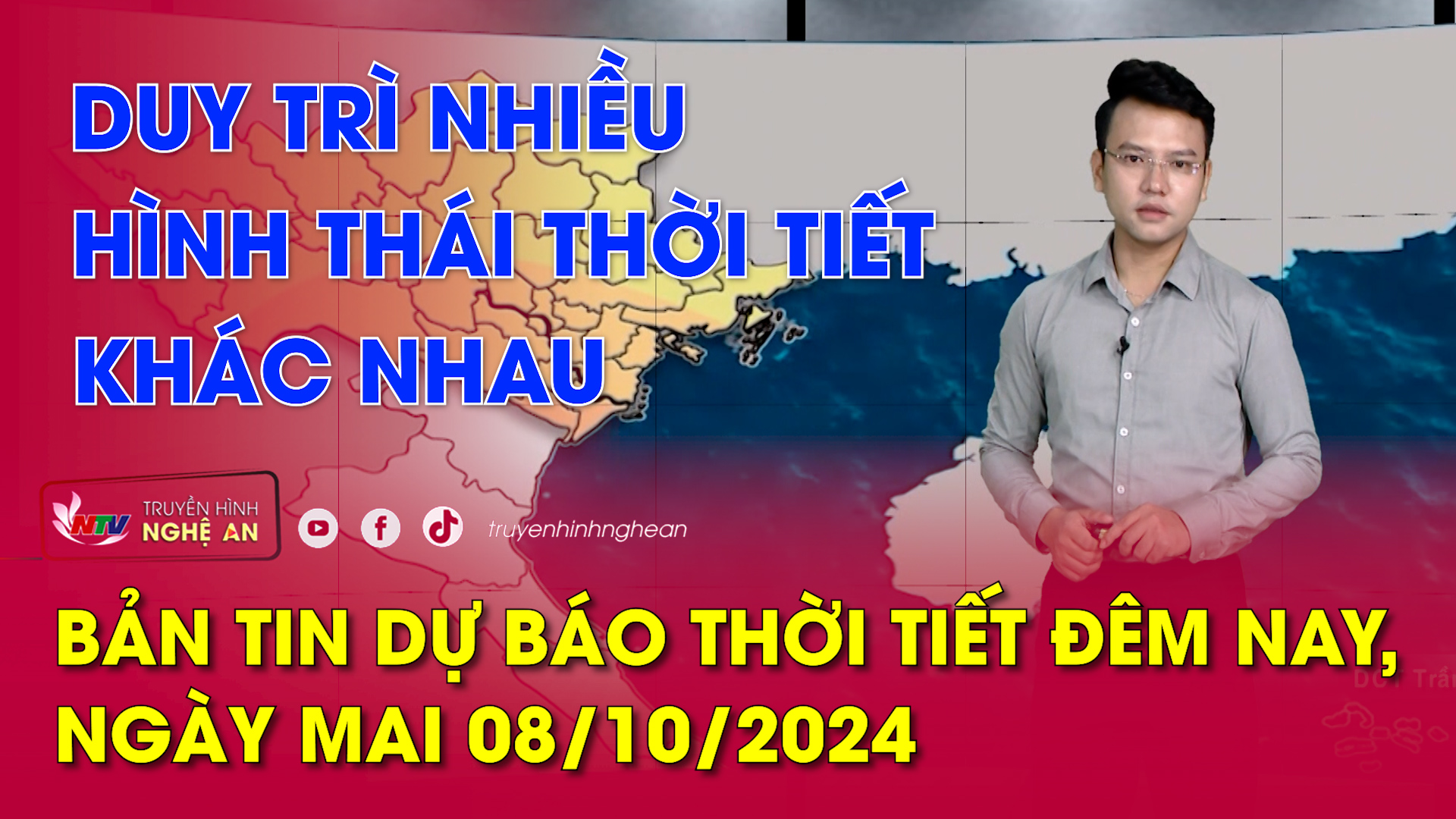 Dự báo thời tiết đêm nay, ngày mai 8/10/2024: Duy trì nhiều hình thái thời tiết khác nhau