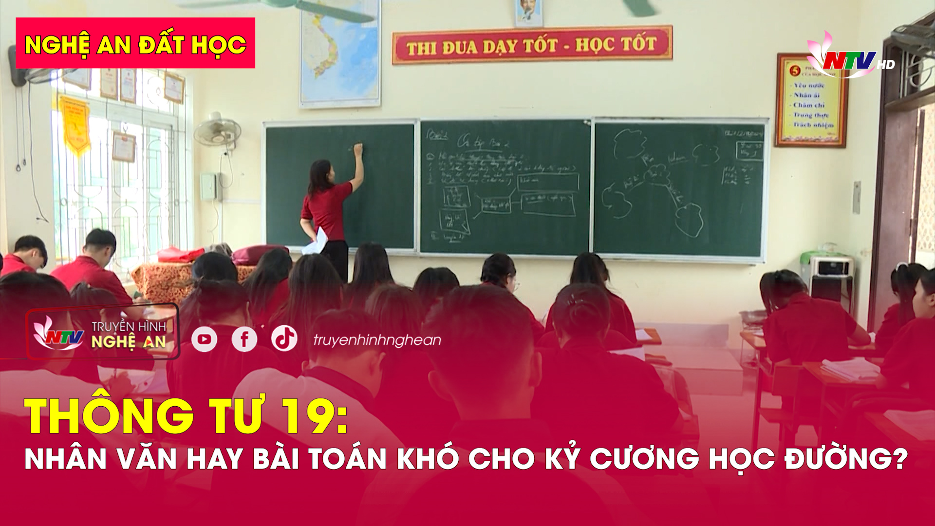 Nghệ An đất học: Thông tư 19: Nhân văn hay bài toán khó cho kỷ cương học đường?